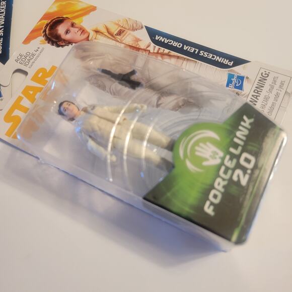 Star Wars Force Link 2.0 Luke Skywalker & Leia Organa Figure Lot Hasbro New - Picture 11 of 16